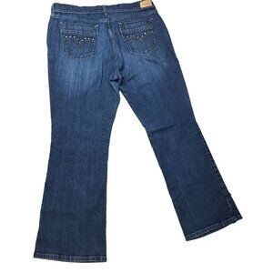 Levis Jeans Boot Cut 515 Womens 16 Studded Back Pockets Stretch Slimming Pants
